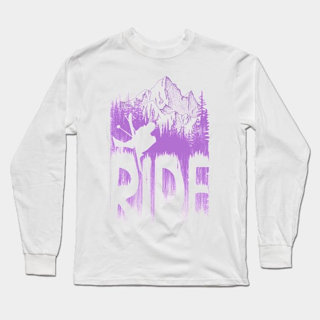 Ride Long Sleeve T-Shirt by OneRedFox